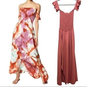 Young Fabulous & Broke Frida Tie Dye Maxi Dress S